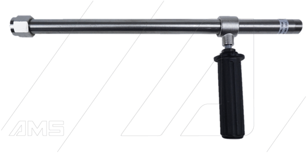 Spuitlans RVS nozzlehouder