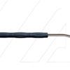 AMS10 lans - gebogen - RVS - geisoleerd - 400 Bar - 2 x 1/4" buitendraad